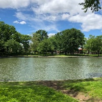 Photo taken at Bowne Park Pond by Hunter on 5/24/2019