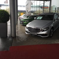 Photo taken at Mercedes-Benz Berlin (Marzahn) by Julenka M. on 4/26/2016