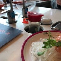 Photo taken at YO! Sushi by Niki M. on 5/7/2017