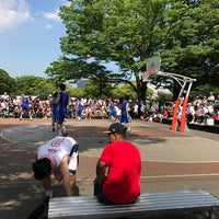 Photo taken at 代々木公園バスケットボールコート by hicky on 5/27/2017