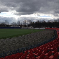 Photo taken at Стадион «Динамо» by YAN on 5/3/2014