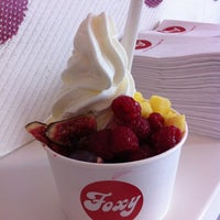Photo taken at Foxy Frozen Yogurt by Butterkipferl on 10/14/2012