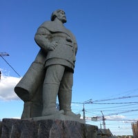 Photo taken at Памятник Емельяну Пугачеву by Eugene S. on 8/20/2013