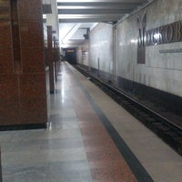 Photo taken at metro Moskovskaya by Ekaterina K. on 9/22/2017