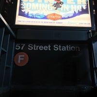 Photo taken at MTA Subway - 57th St (F) by Renato W. on 3/2/2018