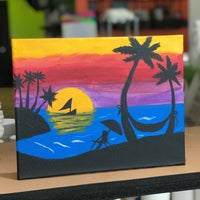 Photo taken at Paint n Brush The Creativity Cafe by Koren C. on 8/3/2018