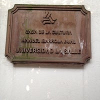 Photo taken at Casa de la Cultura de la Universidad de La Salle by Federiko on 10/1/2013