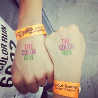 Photo taken at The Color Run Singapore by Tricia T. on 8/18/2013