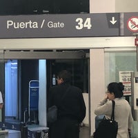 Photo taken at Sala/Gate 34 by Javier S. on 4/14/2019