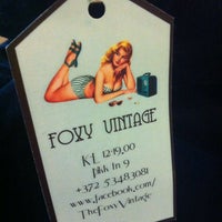 Photo taken at Foxy Vintage Store by Cristo on 5/31/2013