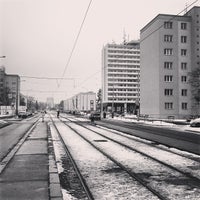 Photo taken at Petřiny (tram, bus) by Jan Č. on 2/14/2013