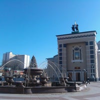 Photo taken at Teatralnaya Square by Ann on 2/24/2013