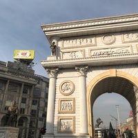 Photo taken at Macedonia Gate by Başak Y. on 1/4/2020