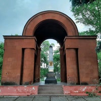 Photo taken at Воскресенское кладбище by Борис Б. on 6/8/2021
