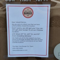 Photo taken at New York Burger Co. by Ian T. on 9/19/2018