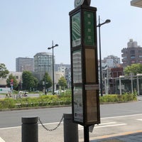Photo taken at Toyosu Sta. Bus Stop by さるびぃ on 8/28/2021