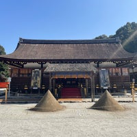 Photo taken at Kamigamo-Jinja Shrine by りょんりょん on 3/30/2024