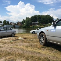 Photo taken at озеро в селе Ляпиха🏊☀️ by Вадим Г. on 7/6/2014