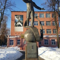 Photo taken at Памятник Гагарину by Kylak on 3/17/2018