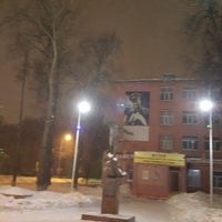 Photo taken at Памятник Гагарину by Kylak on 3/3/2018