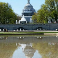 Photo taken at Senate Reflecting Pool by Jennifer P. on 4/17/2016