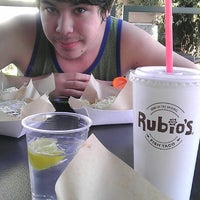 Photo taken at Rubio&amp;#39;s Coastal Grill by Betsy H. on 3/12/2013