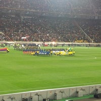 Photo taken at Hrazdan Stadium | Հրազդան մարզադաշտ by Armen G. on 10/12/2012