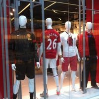 Photo taken at Manchester United Shop by Choroco on 2/11/2013