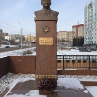Photo taken at Памятник Сталину by Лена Т. on 1/3/2016