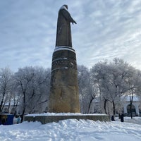 Photo taken at Памятник Ивану Сусанину by Pavel O. on 1/4/2022