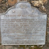 Photo taken at Presidio Of San Francisco California Historical Landmark No 79 by JediChewie7934 on 4/12/2014