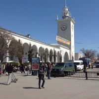 Photo taken at Железнодорожный вокзал «Симферополь» / Simferopol Railway Station by Андрей М. on 4/23/2013