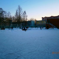 Photo taken at Каток Айсберг by Alex K. on 12/23/2012