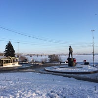 Photo taken at Памятник Ю.А. Гагарину by Giv U. on 2/10/2018