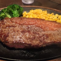 Photo taken at steak &amp;amp; cafe KENNEDY 要町店 by ryu on 8/8/2015