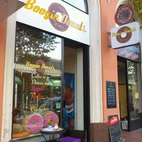 Photo taken at Boogie Donuts &amp;amp; Coffee Munich by Yasmina R. on 10/18/2012