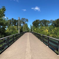 Photo taken at Greenway Bike Bridge by Kris A. on 9/1/2019