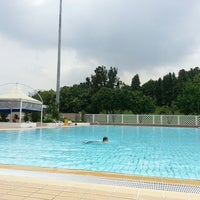 Photo taken at Bishan Swimming Complex by Debbie L. on 3/30/2013