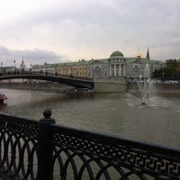 Photo taken at Лужков мост by Natalia on 5/21/2013