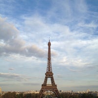 Photo taken at Place du Trocadéro by Laurent G. on 4/22/2013