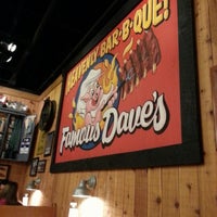 Photo taken at Famous Dave&#39;s by Adam H. on 9/28/2012