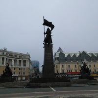 Photo taken at Памятник Борцам за власть Советов на Дальнем Востоке by Bulat B. on 5/27/2014