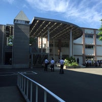Photo taken at 東京学芸大学附属国際中等教育学校 by Takeo G. on 6/17/2016