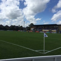 Photo taken at Staines Town FC by Alistair on 7/10/2016