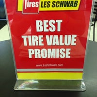 Photo taken at Les Schwab Tire Center by Jeffrey A. on 10/8/2012
