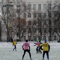 Photo taken at Футбольный стадион «Бескудниково» by Андрей В. on 1/13/2013