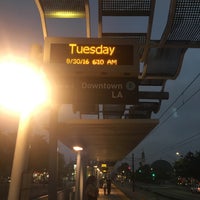 Photo taken at Metro Rail - Expo/Vermont Station (E) by Luis A. on 8/30/2016