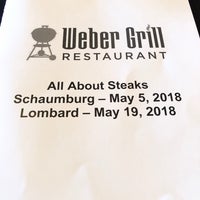 Photo taken at Weber Grill Restaurant by Shane on 5/19/2018