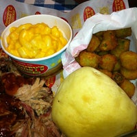 Photo taken at Dickey&#39;s Barbecue Pit by Amy on 10/21/2012