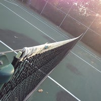 Photo taken at Garden oaks tennis court by Jeff B. on 8/14/2013